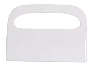 Distributeur de couvre-sièges de toilettes blanc